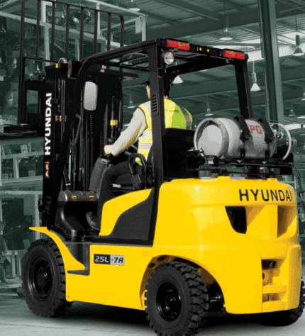 Фото 1 - Вилочный погрузчик Hyundai 35L-7A.